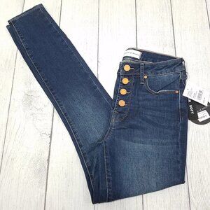 Articles of Society Britney Button Fly Skinny Jeans Womens Size 25